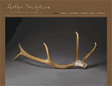 Tablet Screenshot of antlersculpture.com